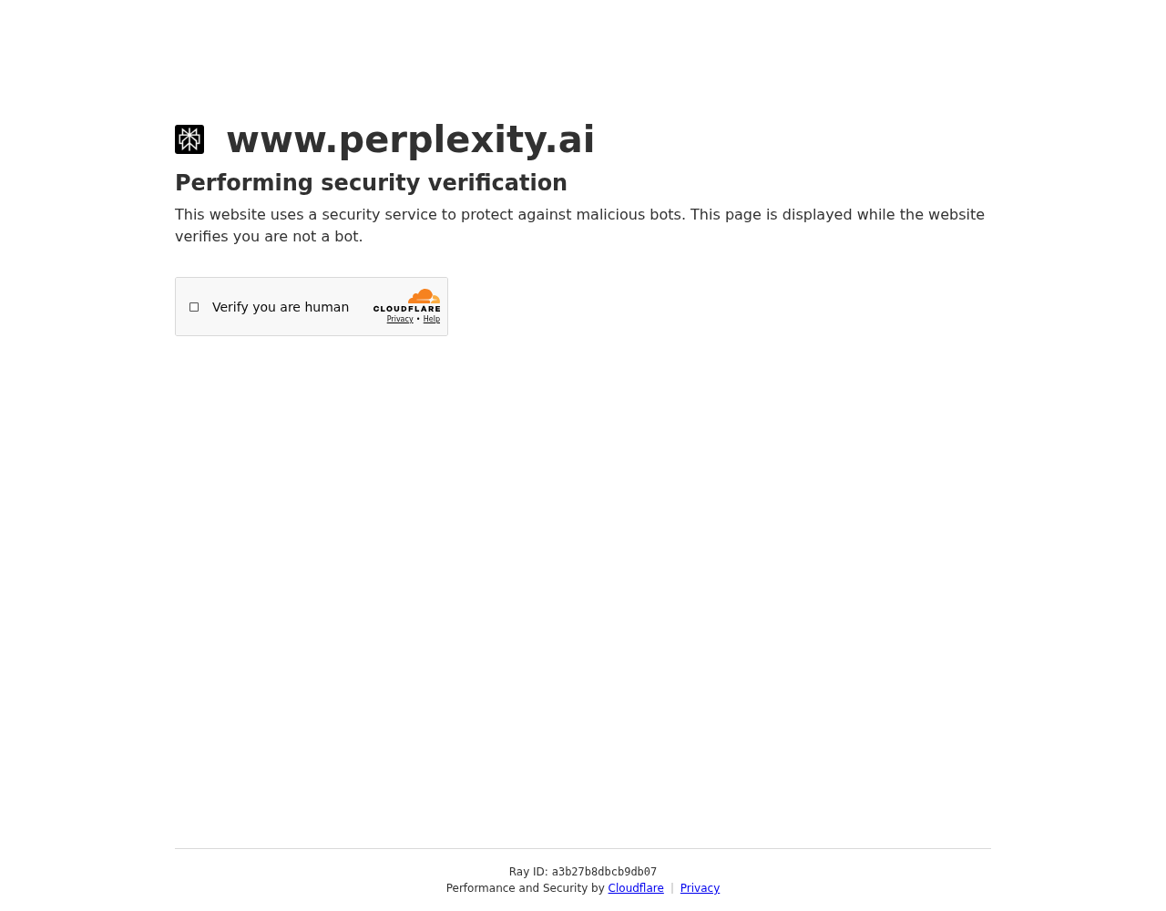 Screenshot von Perplexity AI