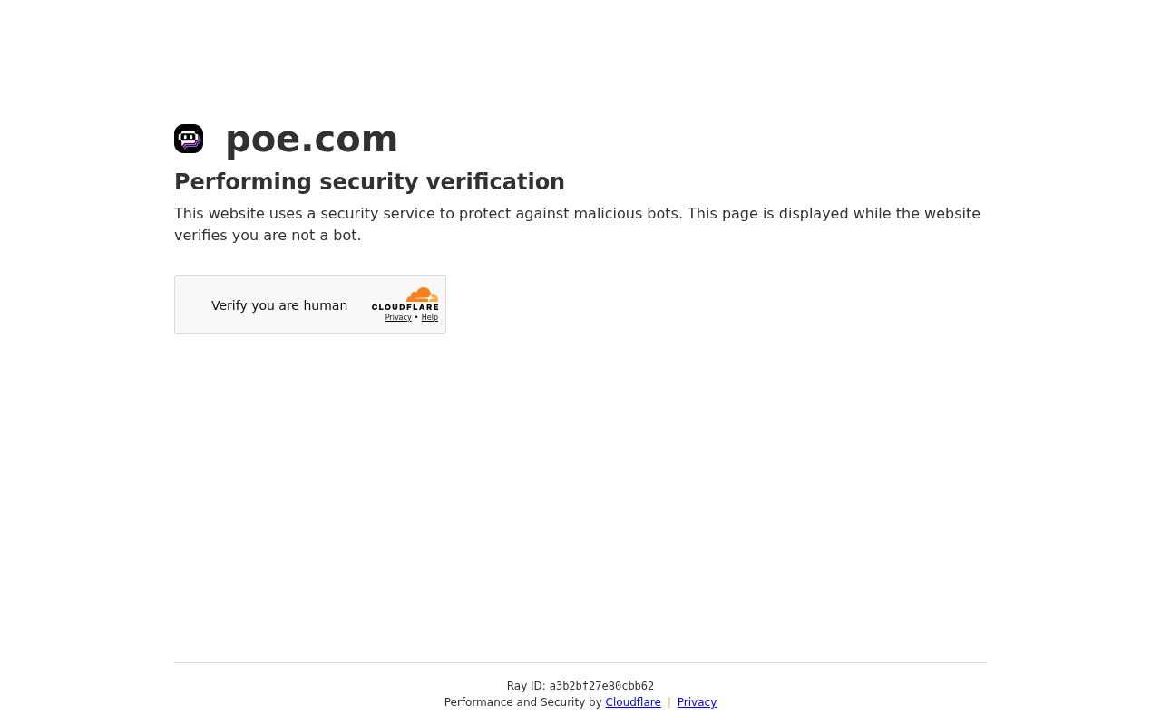 Screenshot von Poe